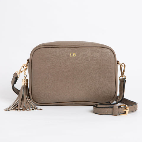 Cross Body Messenger Bag - with Gold Hardware & FREE Personalisation - Bobbi Parka