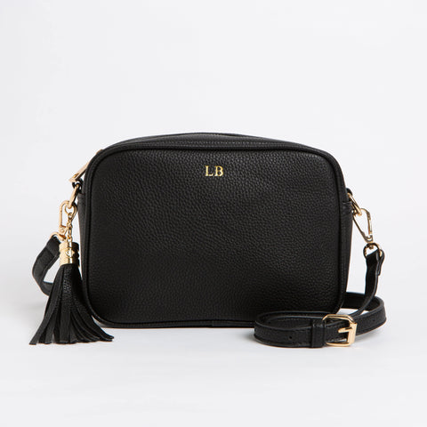 Cross Body Messenger Bag - with Gold Hardware & FREE Personalisation - Bobbi Parka