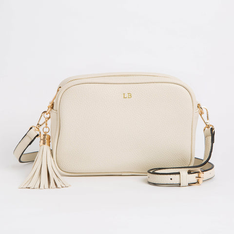 Cross Body Messenger Bag - with Gold Hardware & FREE Personalisation - Bobbi Parka