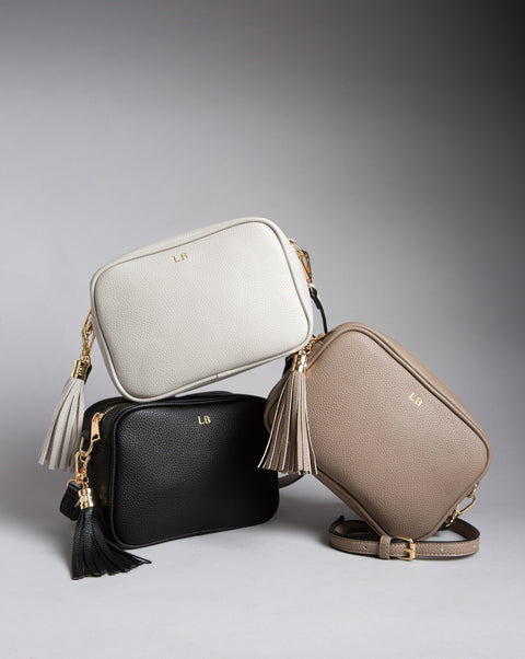 Cross Body Messenger Bag - with Gold Hardware & FREE Personalisation - Bobbi Parka