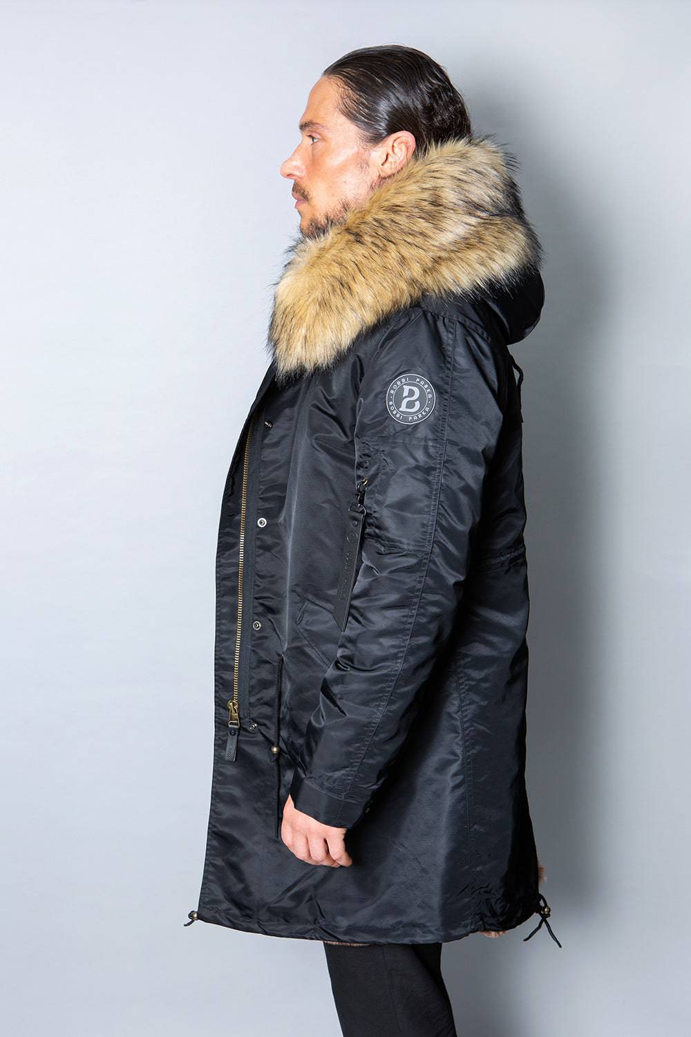 Slim on sale fit parka