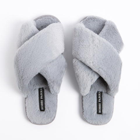 Sale Sample Bobbi Parka fluffy faux fur slippers
