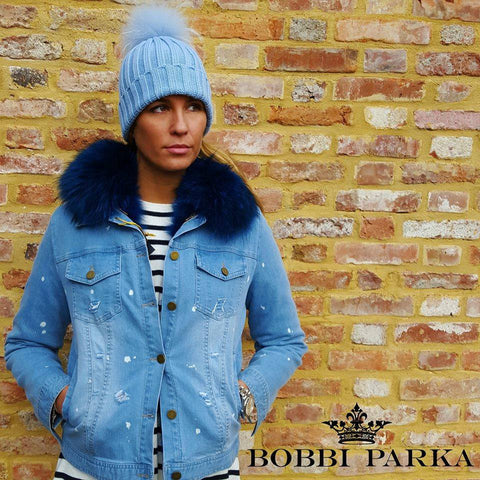 Full Fox Denim Jacket Navy - 
